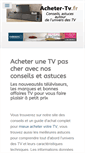 Mobile Screenshot of acheter-tv.fr